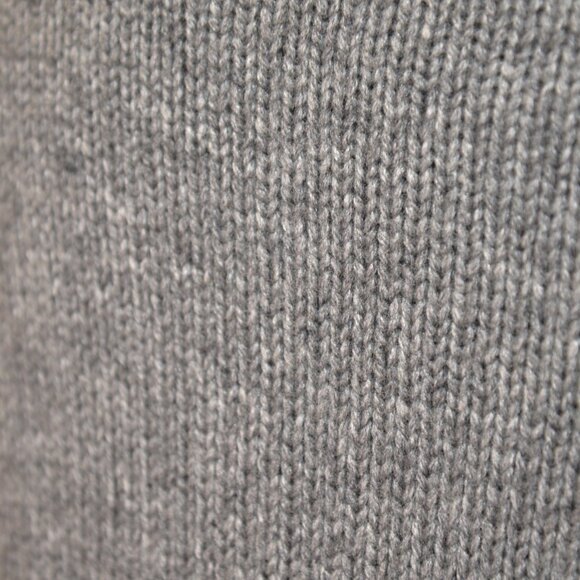 Vintage Y2K Banana Republic Lambswool Grey Military Sweater Cardigan Jacket Sz M - Picture 8 of 10